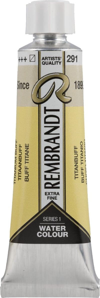 Rembrandt Aquarelverf Tube 10 ml Titaanbuff 291