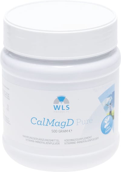 WLS CalMagD poeder, Calcium, Magnesium en Vitamine D3