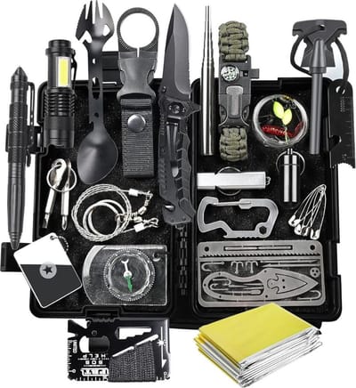 White-Label® Noodpakket Rampenrugzak - Oorlog - Denk Vooruit - Survival Kit Outdoor