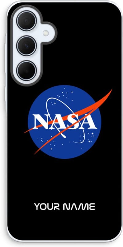 Gepersonaliseerd - Case Company® - Hoesje geschikt voor Samsung Galaxy A35 hoesje - NASA - Soft Cover Telefoonhoesje - Bescherming aan alle Kanten en Schermrand