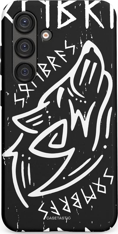 Casetastic Hoesje Geschikt voor Samsung S25 - Stijlvolle Beschermende Duo-layer Case - Wolvenkreet