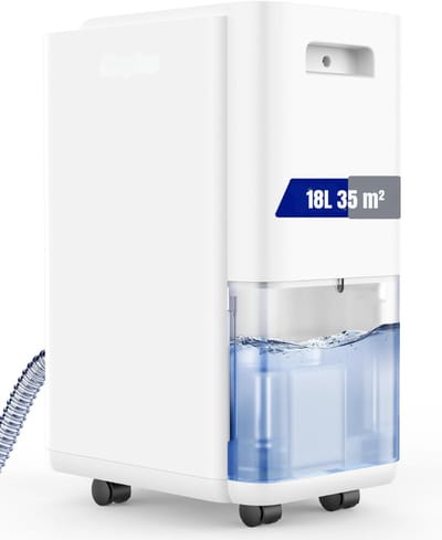Nexvo® Vochtvreter Electrisch - Vochtvreter - Ontvochtiger - Wit - ‎27cm x 21cm x 44cm
