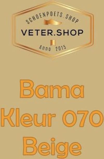 Bama G56 schoen creme voor glad leer - 50ml schoenpoets - 070 beige