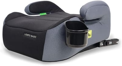 Kinderautostoel met Isofix - I-Size Goedkeuring, Verstelbare Hoogte, Armleuningen en Fleshouder