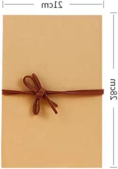 Handgemaakt A4 Fotoalbum met Plakstijl, DIY Fotoalbum van Kraftpapier (8,3 x 11 inch) voor Herinneringen en Foto's