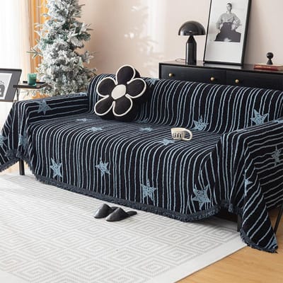 Bankhoes in Scandinavische stijl met anti-kattenklauw, vierseizoenen chenille bankhoes, bankhoes met high-end uitstraling 180*130cm