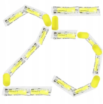 3M EARSOFT Yellow Neons Oordopjes - 25 Paar Gehoorbescherming