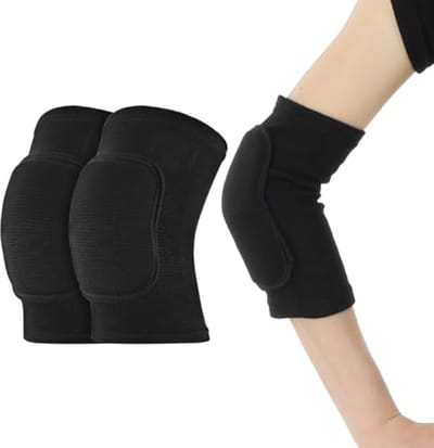 Store_8 - Elleboogbeschermer - Sportbescherming - Zwart - Kinderen - Comfortabel en dik gevoerd - Geschikt voor dans, volleybal en fietsen