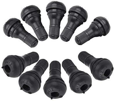 10 Stuks Ventielkappen voor Auto - Rubber Snap In Ventieldopjes