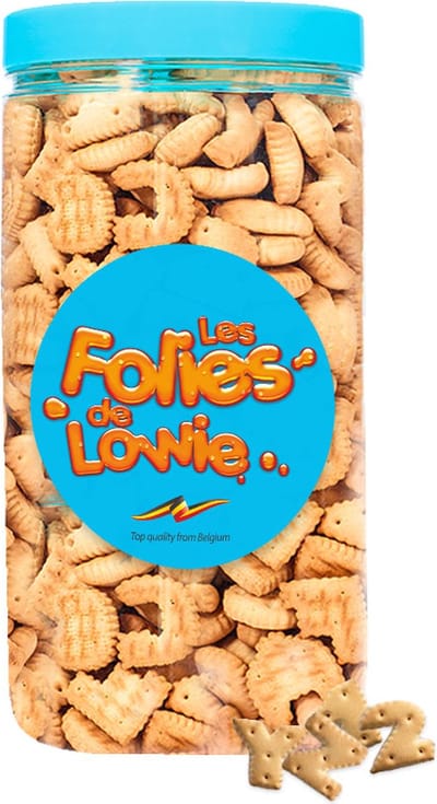 Nicnac letters - ABC Koekjes - Strooigoed - ca. 400g