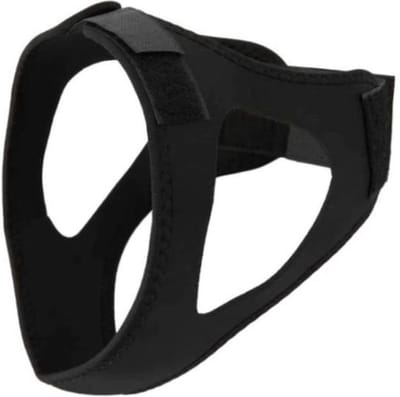 Scoby - Anti-Snurk Kinband - Snurkband - Slaapband - Hoofdband tegen Snurken - Anti Snoring Chin Strap - One Size - Zwart