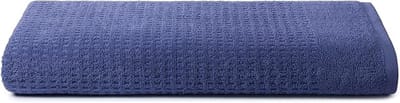 Badhanddoek 70 x 140 cm - 100% puur Turks katoen, Oeko-Tex gecertificeerd, wafelstructuur, kreukvrij, ultra zacht en absorberend, geschikt voor strand, douche en spa