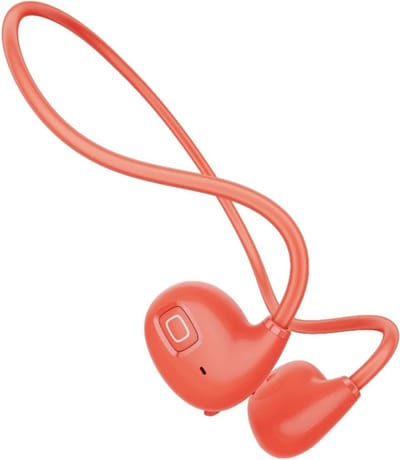 ApexArte® Bone Conduction Headphone - Koptelefoon voor Activiteiten - Draadloos - Oranje