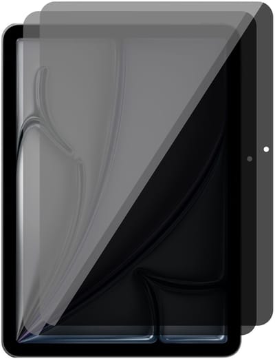 Privacy Screenprotector geschikt voor iPad Air 11 inch 2024 - 2x Volledig Dekkend Glas Screen Protector