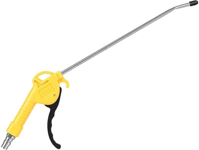 Luchtblazer voor hoge druk, 26 cm, aluminium legering, 1/4 inch PT adapter, stofverwijdering en comfortabele grip