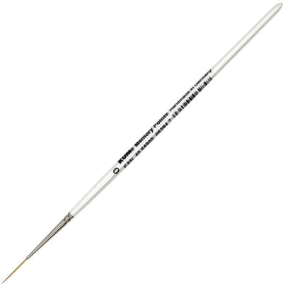 Kum penseel Memory Point liner maat 0 voor aquarel en detailwerk.