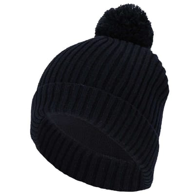 Muts Meisjes - Wintermuts - Ribbed - 2 t/m 8 jaar - Marine blauw / 2/4 Jaar