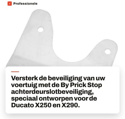 Dailygoods- Diefstalbeveiliging Professionele Achterdeur - Antinbraakbeveiliging - Metalen Constructie - Eenvoudige Installatie - Duurzaam - Betrouwbaar - Deurslot