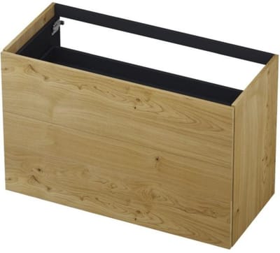 INK - Onderkast 2 Laden Push To Bestaande Uit: - 1000x450x650 Mm - Natur Fineer