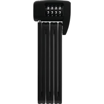 ABUS Vouwslot - BORDO™ LITE 6055 - Compact en Lichtgewicht - Zwart - 85 cm - Veiligheid en Flexibiliteit - Fietsslot inclusief houder