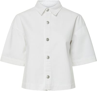 PIECES - PCSKY SS A-SHAPE DENIM TOP NOOS BC - Meisjes - Blouses