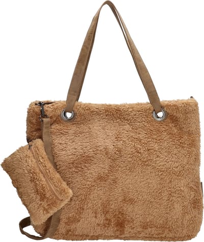 Enrico Benetti Teddy Shopper / schoudertas 66596 - Camel