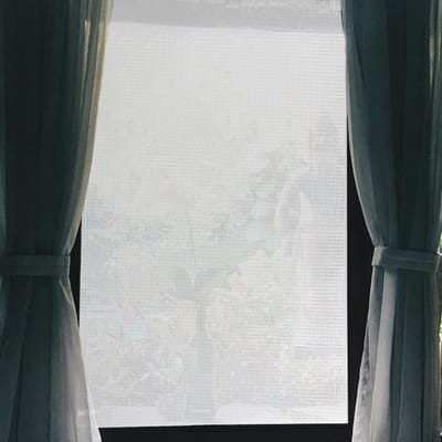 Glazen raamfolie - Mozaïekpatroon - Decoratief effect - 40 cm L x 40 cm W - Privacyfolie - Geschikt voor woonkamer - Transparant