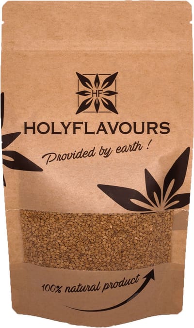 Sesamzaden Ongepeld Geroosterd - 100 gram - Holyflavours