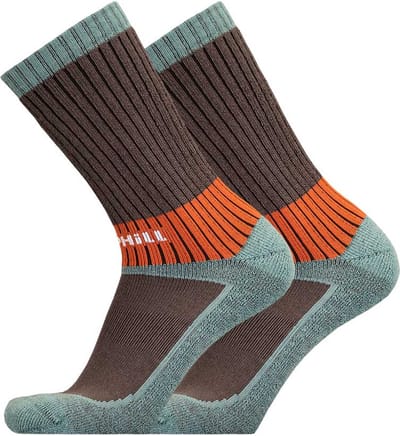 Uphillsport Wandelsokken Vaaru Bamboe Bruin/blauw Maat 35-38