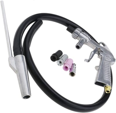 Dailygoods - Air Sandblaster - Siphon Tool - Efficiënt reinigen - 34.5 x 27.2 x 3.7 cm - Geschikt voor metaal - Voor auto en tuin