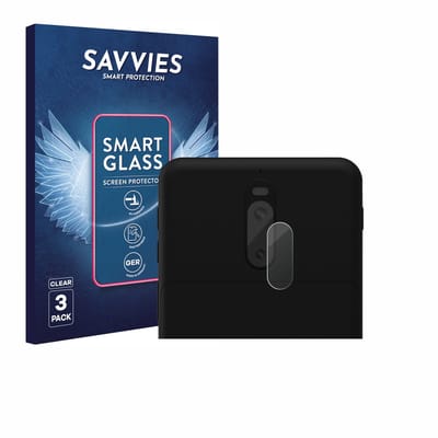 3 Stuks Savvies Screenprotector - geschikt voor Shiftphones Shiftphone 8.1 (ALLEEN Camera Lens) - beschermfolie glas transparant