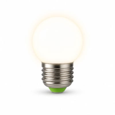 1x Globe G45 Spaarlamp E27 - 5W - Warm Wit Licht (2700K) - 800 lm - 10 jaar - Niet Dimbaar - Bespaar op energiekosten