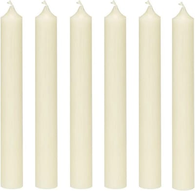 Dinerkaarsen- Champagekleur 19.5 cm -Branded BY- 18 stuks-druipen en walmen niet