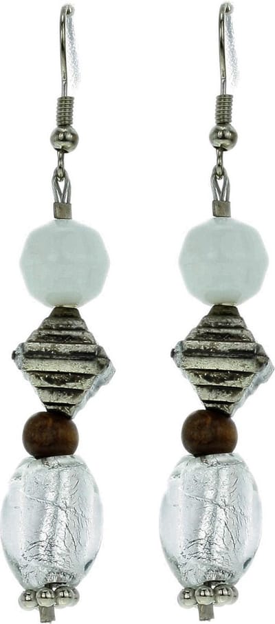 Behave - Oorhangers - Neutraal met kralen - Boho stijl - Casual chic