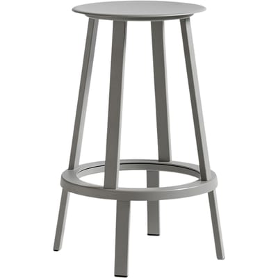 HAY - Revolver Stool barkruk - Hoogte 65 cm - grijs - grau