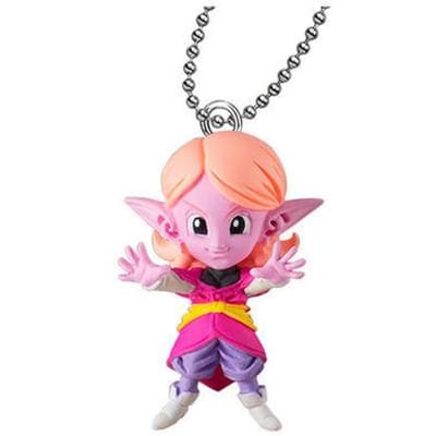 Bandai Echt Gacha Perfect Speelgoed Dragon Ball Super UDM BURST Son Goku Fu Vegeta IV Broli Chronoa Android 19 Actiefiguur Telefoonbedels 4cm pink