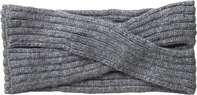 Pieces Virtula Hoofdband - Dark Grey - ONE SIZE