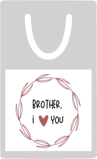 Hacebo® - brother I love you metalen boekenlegger- Broer - de liefste broer - verjaardagscadeau - verjaardag - cadeau - cadeautje voor broer - broer artikelen - kado - geschenk - gift Bladwijzer boekenleggers - 7.6 cm x 5cm
