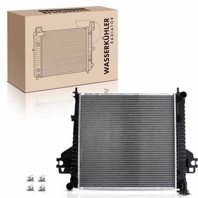 Frankberg 1x radiator waterkoeler motorkoeler voor Jeep