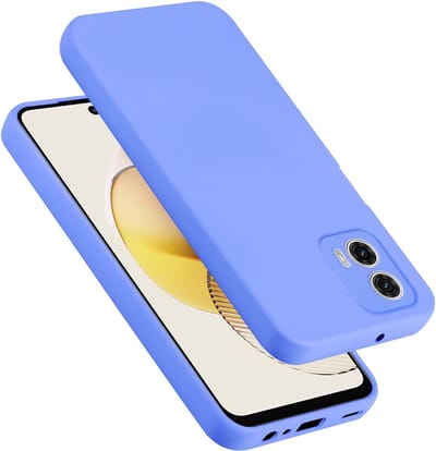 Cadorabo Hoesje geschikt voor Motorola Moto G73 in LIQUID LICHT PAARS - Beschermhoes gemaakt van flexibel TPU silicone Case Cover