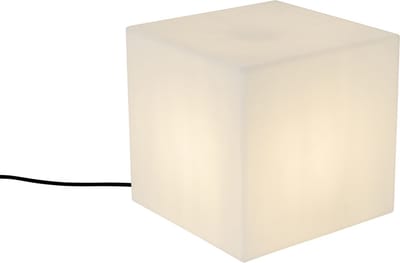 QAZQA nura - Moderne Vloerlamp | Staande Lamp - 1 lichts - H 30 cm - Wit - Buitenverlichting