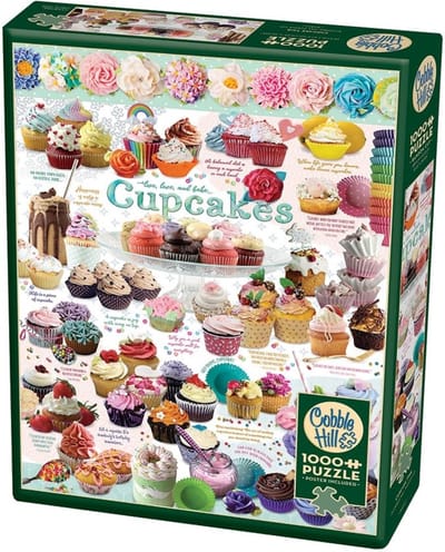 Cobble Hill puzzel legpuzzel Cupcake Time 1000 stukjes volwassenen.
