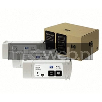 HP 81 3-pack zwart (Origineel)