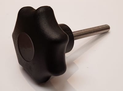 M8 Sterknop rond met draad 60 mm - per stuk - Grote stergreep knop 60mm - RVS
