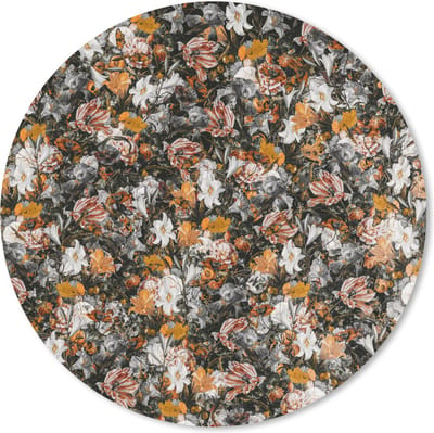 Muismat rond 20x20 cm - Mousepad Bloemen - Collage - Kunst - Ronde muismatten