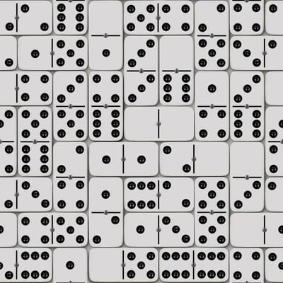Horizons domino wit/zwart (modern vliesbehang, zwart-wit)