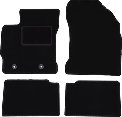Zwarte veloursmatten voor: Toyota Auris I hatchback, stationwagen (2006-2012)
