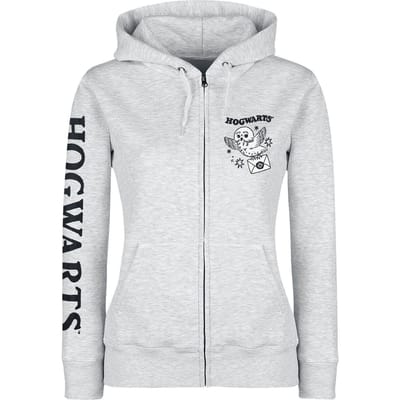 Harry Potter Vest met capuchon - Waiting For My Hogwarts Letter - S tot XXL - voor Mannen - grijs