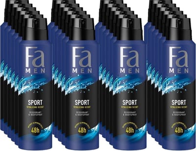 FA Deospray Sport 150 ml - Voordeelverpakking 24 stuks