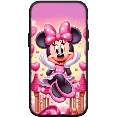 Cover voor iPhone 16 15 14 Xiaomi Redmi Note 13 12 11 Pro Max X 10 8 9 XR Samsung Galaxy S24 S23 OPPO Huawei Mickey Pink Minnie schattige muis telefoonhoesje for iPhone XR aero